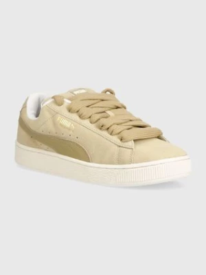 Puma sneakersy skórzane Suede XL kolor beżowy 395205