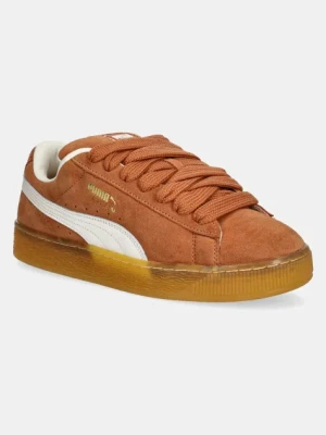 Zdjęcie produktu Puma sneakersy skórzane Suede XL kolor brązowy 395205