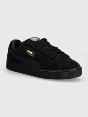 Puma sneakersy skórzane Suede XL kolor czarny 395205