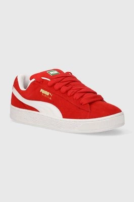 Puma sneakersy skórzane Suede XL kolor czerwony 395205