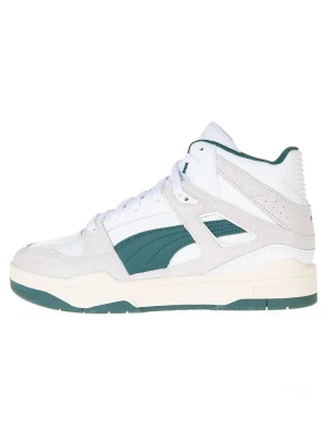 Puma Sneakersy "Slipstream Hi Herita" w kolorze biało-zielonym rozmiar: 40,5