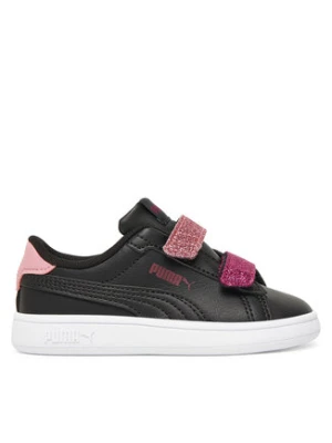 Puma Sneakersy Smash 3.0 L Glitter Velcro V Inf 395610 07 Czarny
