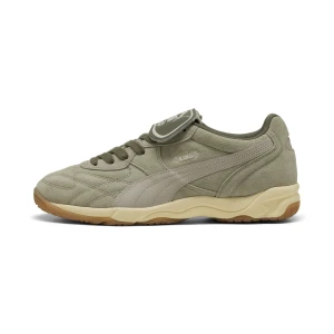 PUMA Sneakersy unisex King Indoor z zamszu, Buty, Zielony,