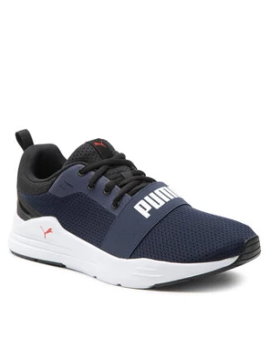 Puma Sneakersy Wired Run 373015 03 Granatowy