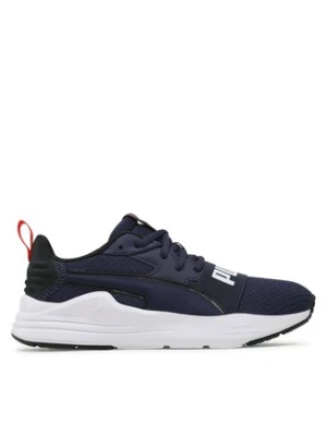 Puma Sneakersy Wired Run Pure Jr 390847 03 Granatowy