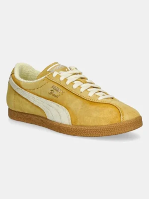 Puma sneakersy zamszowe Brasil The NeverWorn V kolor żółty 401643