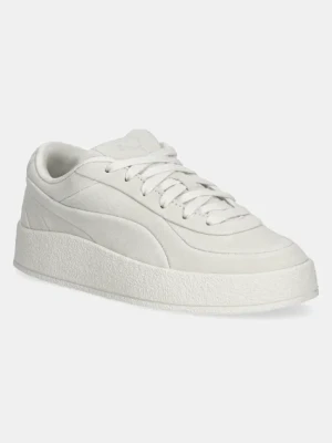 Puma sneakersy zamszowe CA Luxe Elevated damskie kolor szary 401356