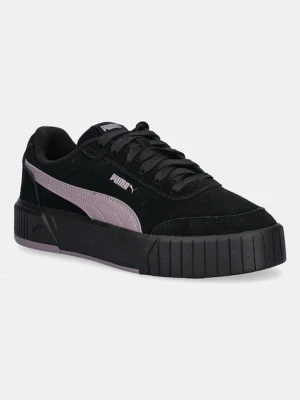 Puma sneakersy zamszowe Carina Mia SD damskie kolor czarny 402638