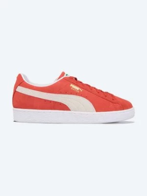 Puma sneakersy zamszowe Classic XXI 374915.02 kolor czerwony 374915.02-CZERWONY