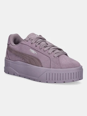 Puma sneakersy zamszowe Karmen II kolor fioletowy 397457