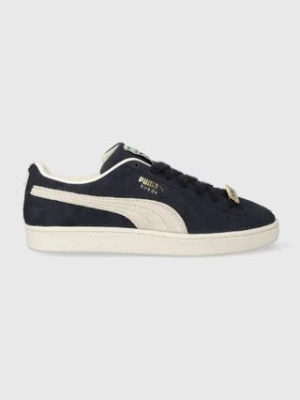 Puma sneakersy zamszowe kolor granatowy