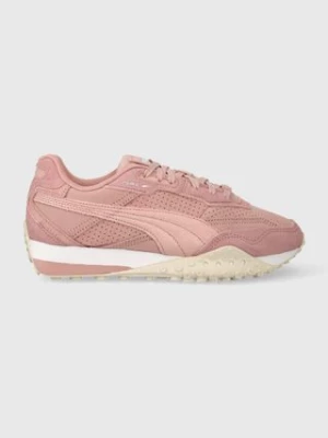 Puma sneakersy zamszowe kolor różowy