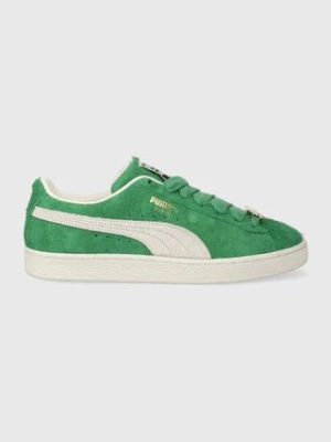 Puma sneakersy zamszowe kolor zielony