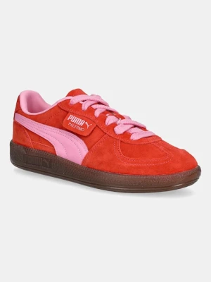 Puma sneakersy zamszowe Palermo Cobalt Glaze kolor czerwony 396463