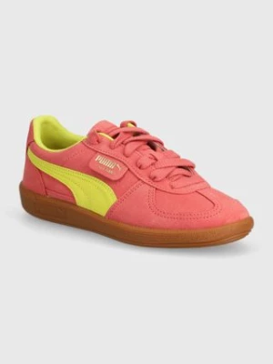 Puma sneakersy zamszowe Palermo Cobalt Glaze kolor pomarańczowy 396463