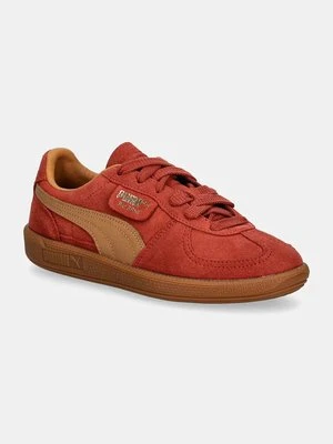 Puma sneakersy zamszowe Palermo Cobalt Glaze kolor pomarańczowy 396463