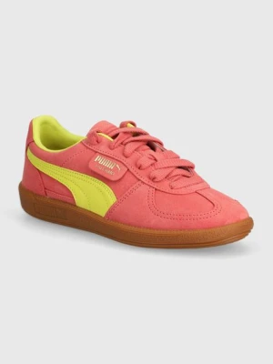 Puma sneakersy zamszowe Palermo Cobalt Glaze kolor pomarańczowy 396463