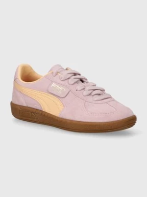 Puma sneakersy zamszowe Palermo Cobalt Glaze kolor różowy 396463