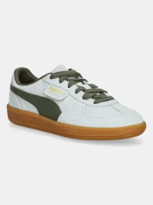 Puma sneakersy zamszowe Palermo Cobalt Glaze kolor turkusowy 396463