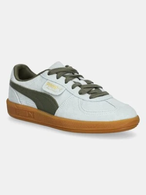 Puma sneakersy zamszowe Palermo Cobalt Glaze kolor turkusowy 396463