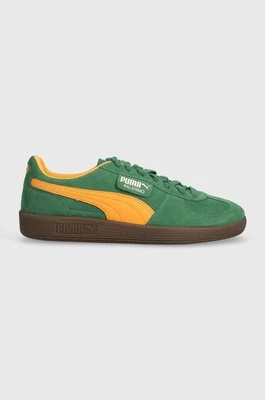 Puma sneakersy zamszowe Palermo Cobalt Glaze kolor zielony 396463