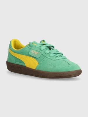 Puma sneakersy zamszowe Palermo Cobalt Glaze kolor zielony 396463