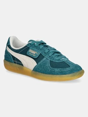 Puma sneakersy zamszowe Palermo Vintage kolor zielony 396841