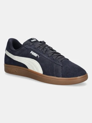 Puma sneakersy zamszowe PUMA Smash 3.0 kolor granatowy