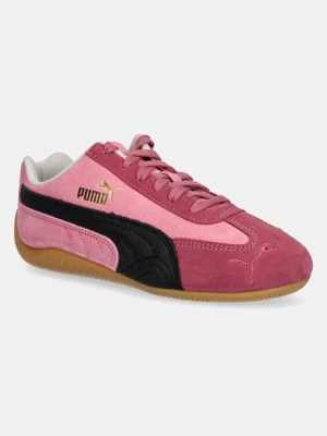 Puma sneakersy zamszowe Speedcat damskie kolor różowy 406329
