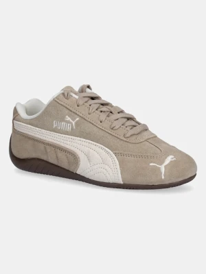 Puma sneakersy zamszowe Speedcat Elevated Wns kolor beżowy 403619
