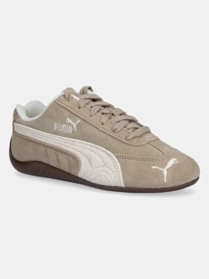 Puma sneakersy zamszowe Speedcat Elevated Wns kolor brązowy 403619