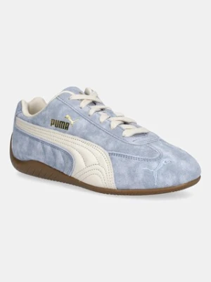 Puma sneakersy zamszowe Speedcat Faded damskie kolor niebieski 403688