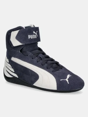Puma sneakersy zamszowe Speedcat Mid kolor granatowy 400384
