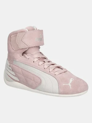 Puma sneakersy zamszowe Speedcat Mid kolor różowy 400384