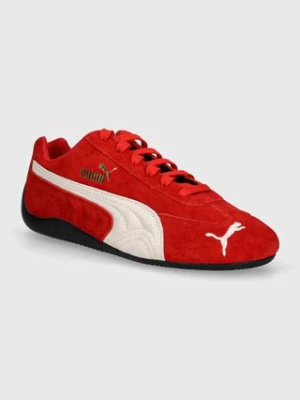 Puma sneakersy zamszowe Speedcat OG kolor czerwony 398846