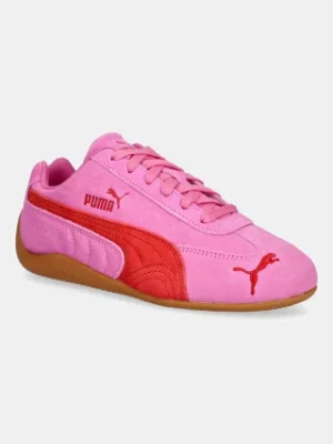 Puma sneakersy zamszowe Speedcat OG kolor różowy 398846