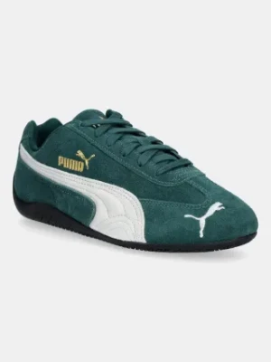 Puma sneakersy zamszowe Speedcat OG kolor zielony 398846