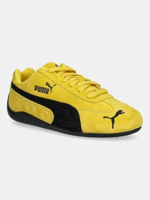 Puma sneakersy zamszowe Speedcat OG kolor żółty 398846