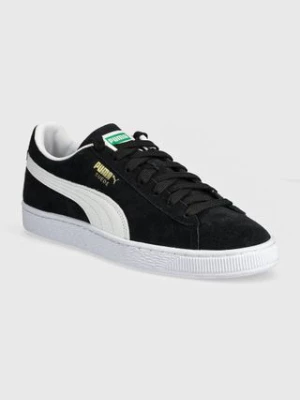 Puma sneakersy zamszowe Suede Classic kolor czarny 399781