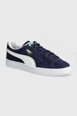 Puma sneakersy zamszowe Suede Classic kolor granatowy 399781