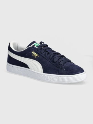 Puma sneakersy zamszowe Suede Classic kolor granatowy 399781