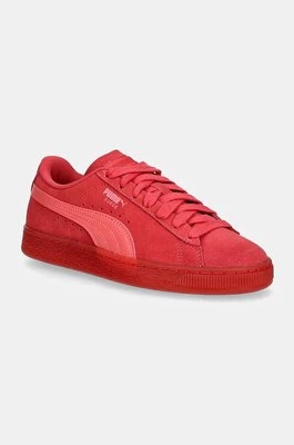 Puma sneakersy zamszowe Suede Classic Translucent kolor czerwony 398818