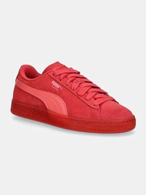 Puma sneakersy zamszowe Suede Classic Translucent kolor czerwony 398818