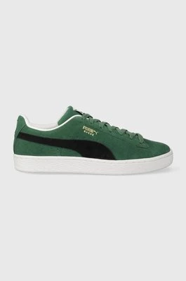 Puma sneakersy zamszowe Suede Classic XXI kolor zielony 374915