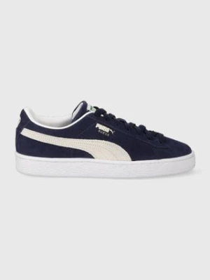 Puma sneakersy zamszowe Suede Classic XXI kolor granatowy 374915