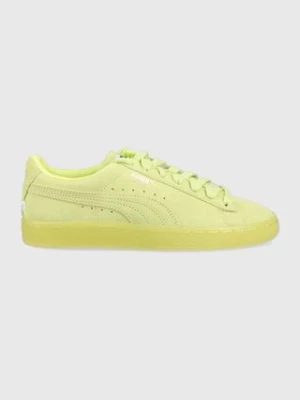 Puma sneakersy zamszowe Suede Classic XXI kolor zielony 374915