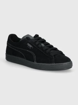 Puma sneakersy zamszowe Suede Lux kolor czarny 395736