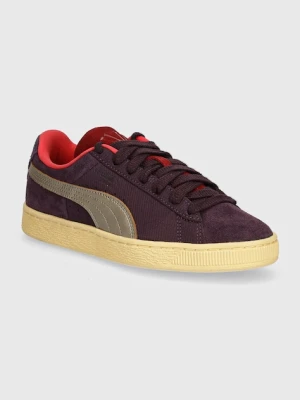 Puma sneakersy zamszowe Suede Play Paris fioletowy