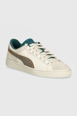 Puma sneakersy zamszowe Suede Play Paris kolor szary 398190