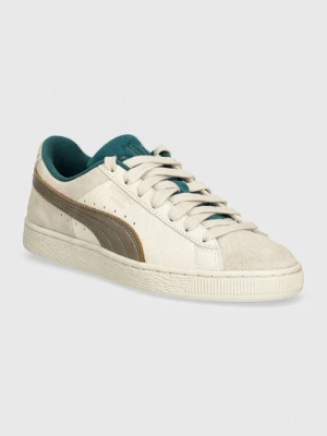 Puma sneakersy zamszowe Suede Play Paris kolor szary 398190